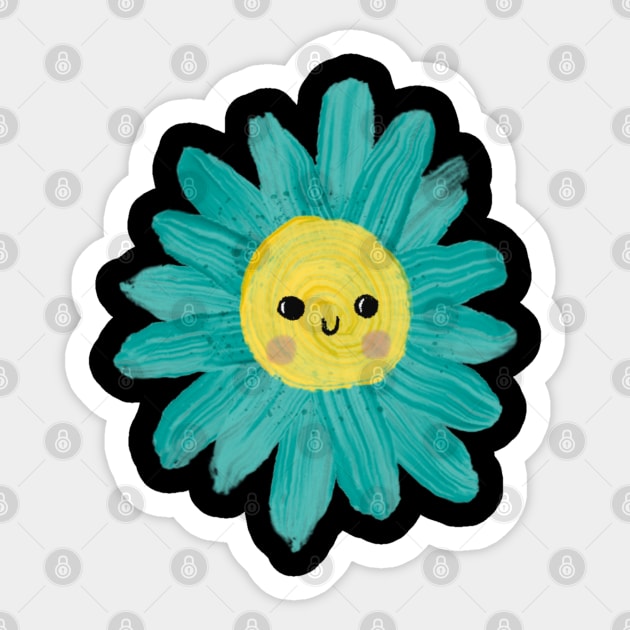 Cute summer flower Sticker by Doodle Workshop